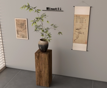 New Chinese Style Potted Green Plant-ID:980287083