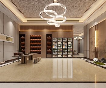 New Chinese Style Lobby Hall-ID:884593014