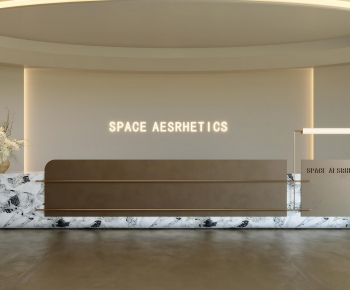Modern Office Reception Desk-ID:785587072
