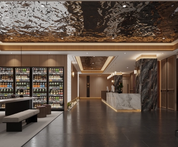 New Chinese Style Lobby Hall-ID:680176976