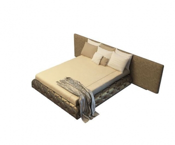 Modern Double Bed-ID:176507009