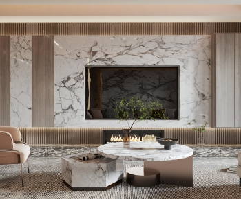 Modern A Living Room-ID:676460037