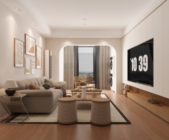 Modern A Living Room-ID:697427031