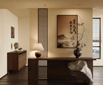 New Chinese Style Hallway-ID:896321063