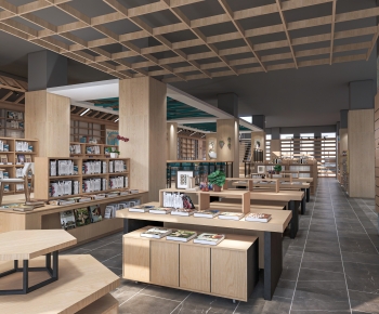 Modern Bookstore Book Bar-ID:830244061