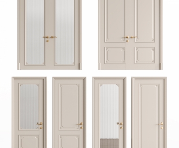 French Style Single Door-ID:373415953
