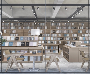 Modern Bookstore Book Bar-ID:528543951