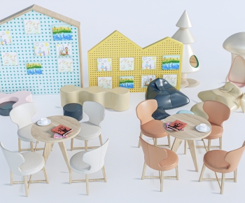 Modern Children's Table/chair-ID:587764028