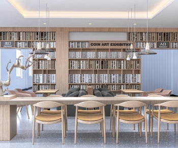 Modern Bookstore Book Bar-ID:125397927