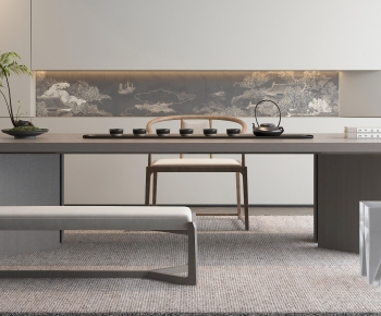 New Chinese Style Tea Tables And Chairs-ID:276391034