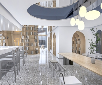 Modern Bookstore Book Bar-ID:541012055