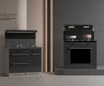 Modern Kitchen Electric Gas Range-ID:539155969