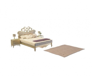 European Style Double Bed-ID:550848019