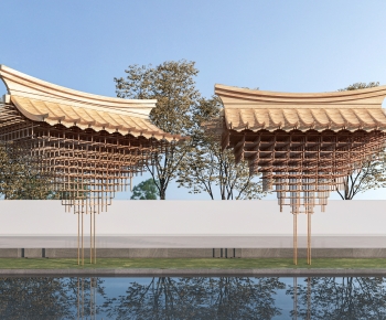 New Chinese Style Sculpture Sketch-ID:386197093