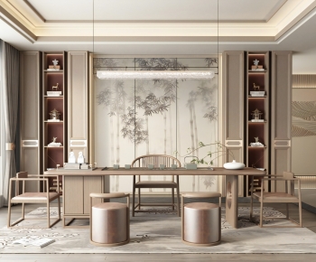 New Chinese Style Tea House-ID:963430886