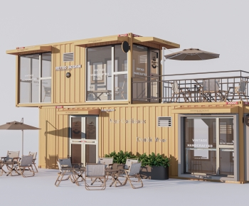 Modern Appearance Of Commercial Building-ID:605537896