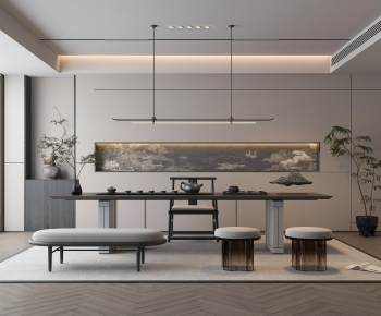 New Chinese Style Tea House-ID:621125942