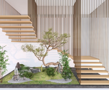 New Chinese Style Plant Landscaping-ID:485740907
