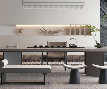 New Chinese Style Tea Tables And Chairs-ID:298326027