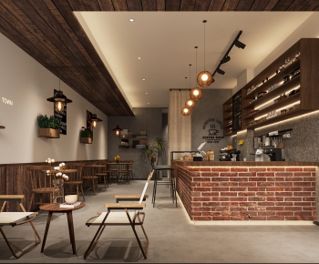 Industrial Style Cafe-ID:921689993