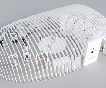 Modern Exhibition Hall-ID:323193071