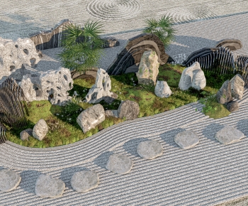 New Chinese Style Rockery Waterscape-ID:784868004