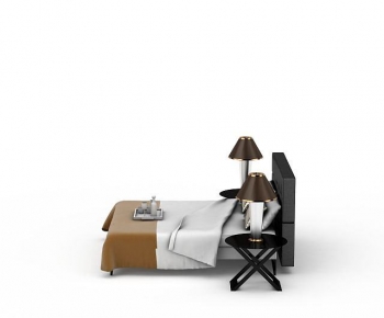 Modern Double Bed-ID:373176103