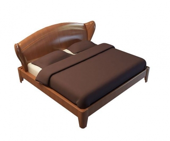 Modern Double Bed-ID:408327102