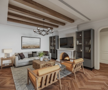 Nordic Style A Living Room-ID:695650634