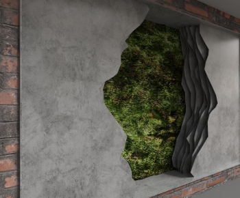 Industrial Style TV Wall-ID:566736941