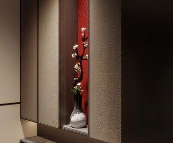New Chinese Style Entrance Cabinet-ID:769021998