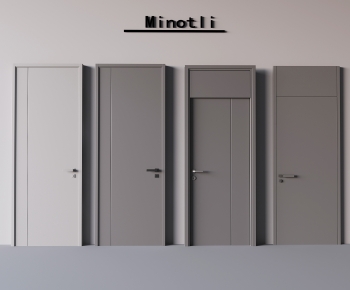 Modern Single Door-ID:668112041
