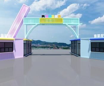 Modern Facade Element-ID:165406945