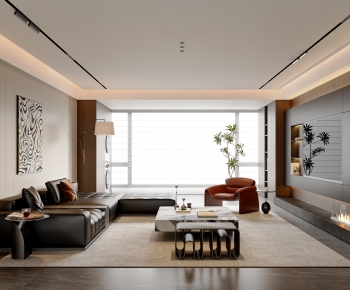 Modern A Living Room-ID:122509019