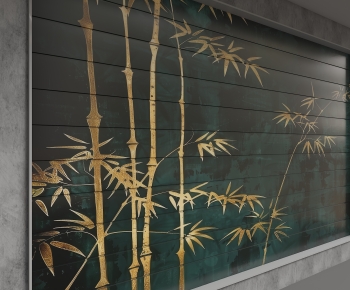 New Chinese Style TV Wall-ID:380328891