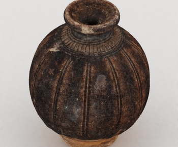 Wabi-sabi Style Clay Pot-ID:505387073