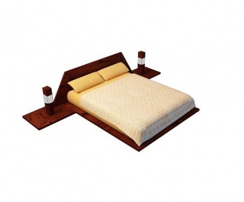 New Chinese Style Double Bed-ID:231712105