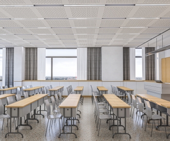 Modern School Classrooms-ID:786340007