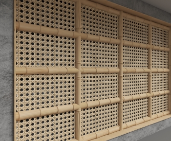 Modern Wooden Screen Partition-ID:739664085