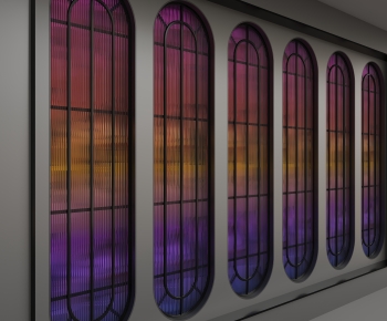 Modern Glass Screen Partition-ID:674973965