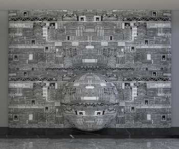 New Chinese Style Wall Facing-ID:348798049