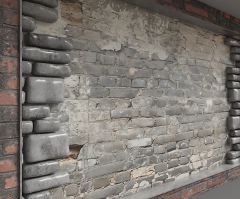 Industrial Style TV Wall-ID:691461096