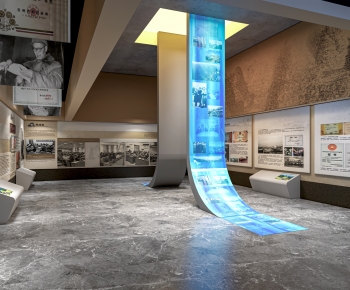Modern Exhibition Hall-ID:504921913