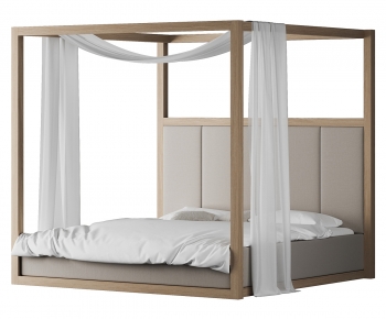 Modern Double Bed-ID:208858976