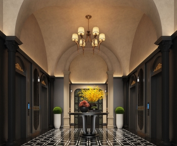 French Style Elevator Hall-ID:773842106