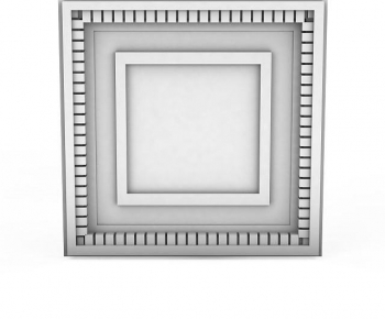 European Style Plaster Carved Top Plate-ID:963712931