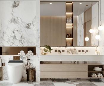 Modern Bathroom Cabinet-ID:226624973
