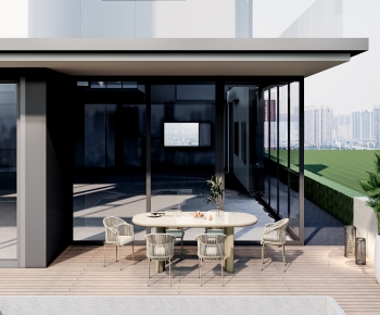 Modern Outdoor Tables And Chairs-ID:736496936