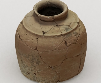Wabi-sabi Style Clay Pot-ID:874469326