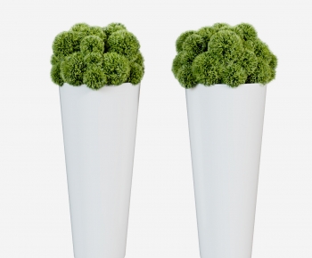 Modern Ground Green Plant Potted Plants-ID:383379948